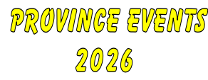 PROVINCE EVENTS 2026