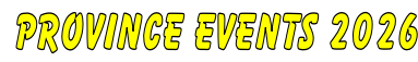 PROVINCE EVENTS 2026